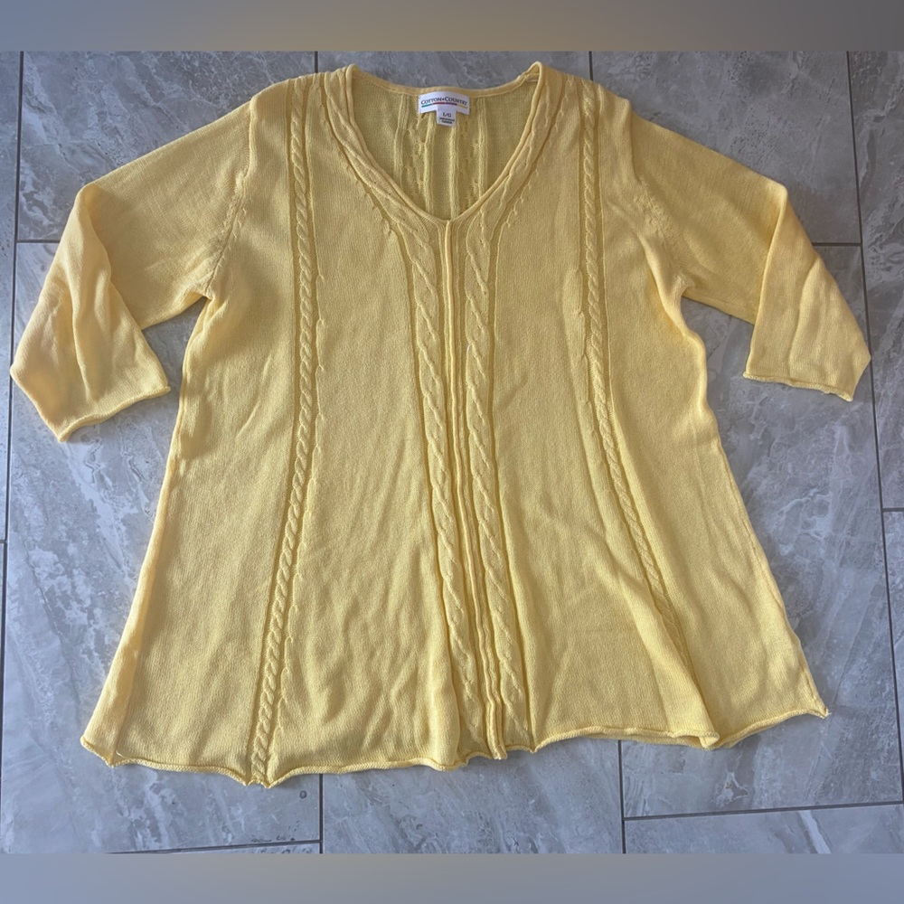 Cotton Country Fine Knit Sweater